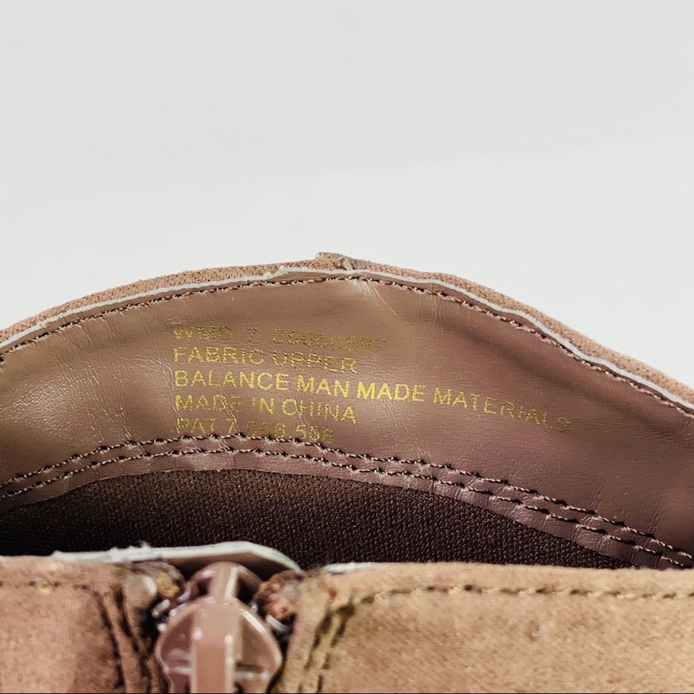 Cato Ankle Boots Heeled Brown Faux Leather… - Picture 5 of 6
